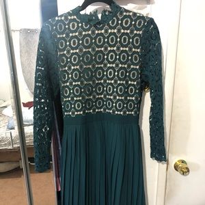 Ivy city co arabella green dress